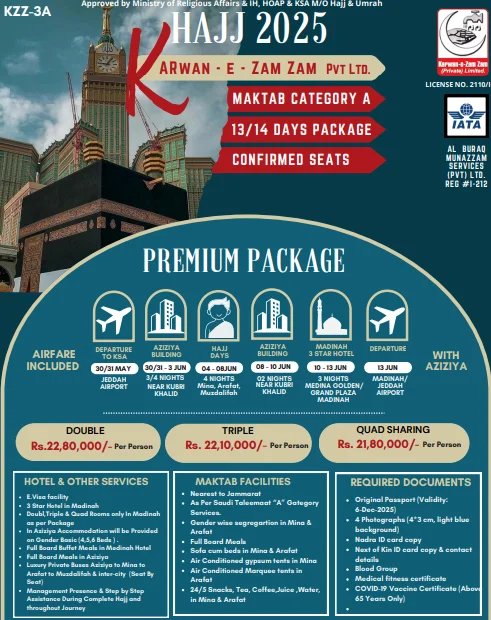 Pakistan Hajj Package