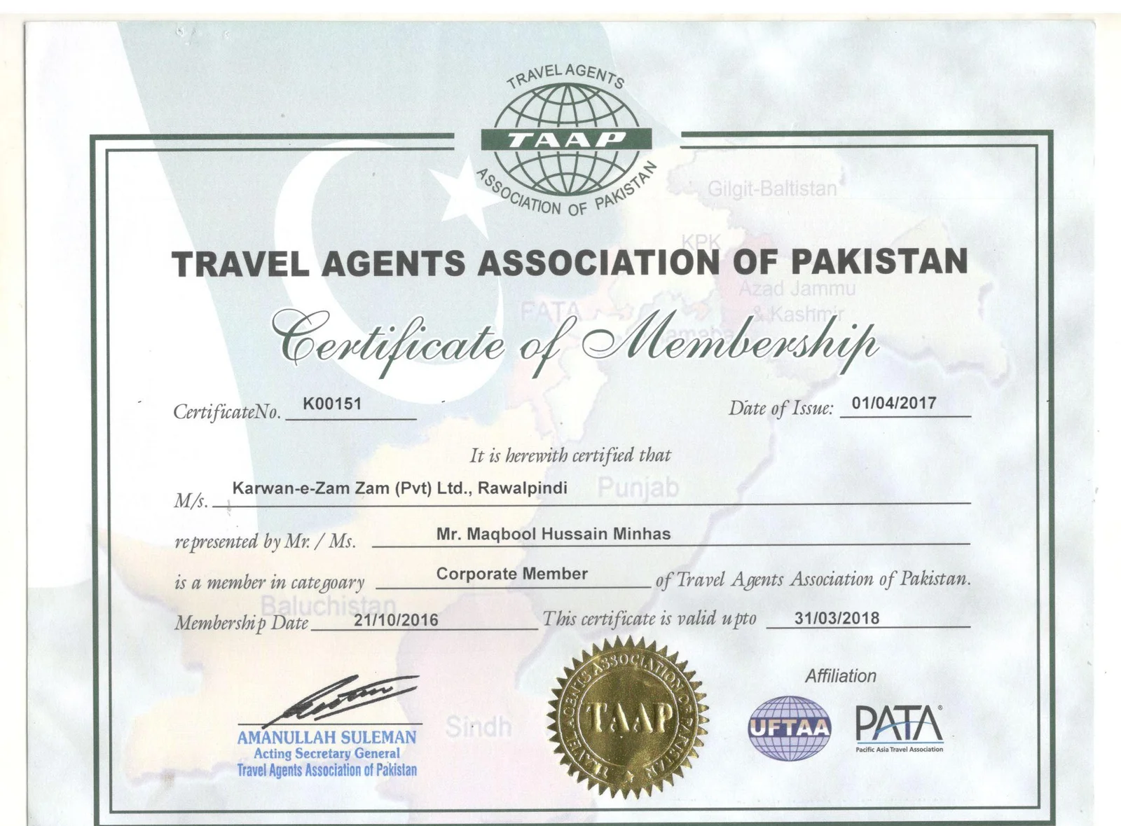 TAAP Membership 2